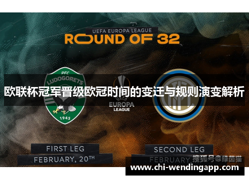 欧联杯冠军晋级欧冠时间的变迁与规则演变解析